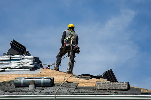 Professional Roof Installation technician working in Delmar, NY